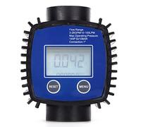 TICFOX Medidor de Flujo Digital 1 Pulgada, Medidor de Flujo Diésel de Agua de Alta Precisión con Pantalla Digital y 1 Pulgada de Rosca Interna 5-120 litros/Minuto para Gasolina, Urea, Líquido