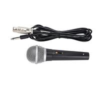 TICFOX Micrófono XLR Micrófono dinámico Vocal Profesional Micrófono de Condensador XLR de Mano con Salida de Sonido Clara para Escenario Karaoke Canto Grabación Cable de Metal ABS