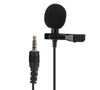 TICFOX Mini micrófono multifunción con Clip de Cuello omnidireccional de Alta fidelidad grabación de Voz micrófono de entrevista para transmisión en Canto grabación de música