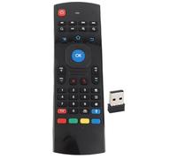 Ticfox Smart Voice MX3 - Ratón inalámbrico con USB para Android, Linux, OS, X, Vista, PC, TV, entretenimiento en casa, color negro