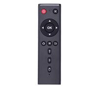 Ticfox TX3 Control Remoto Universal Reemplazo IR TV Controlador para Tanix TX3Max TX6 TX8 TX9S TX5Max Android TV Box Negro Carcasa de ABS Botones de Silicona Alcance de 10 m