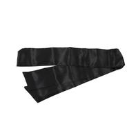 Ticha Antifaz de satén con cinta, 150 cm, suave, para dormir, ideal para hombres y mujeres. Perfecto para dormir por la noche, viajar, tomar una siesta o meditar. Color negro.