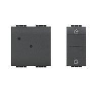 Bticino L4510C Gateway Luces, Persianas, Enchufes conectados con App Control o Voz + Comando Escenario Entrada o Salir Inalámbrico Incluido, Smart Home, LivingLight, Negro, Normal