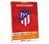 Tick&Box - Caja Regalo - Atlético de Madrid - 1 Partido + Museo & Tour - 1 Persona - 1 Entrada para 1 Partido a Elegir - Idea Regalo Original Hombre