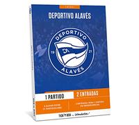 Tick&Box - Caja Regalo - Deportivo Alavés - 1 Partido a Elegir Entre 21 Partidos al Año - 2 Entradas para 1 Partido en Mendizorroza - Regalo Cumpleaños