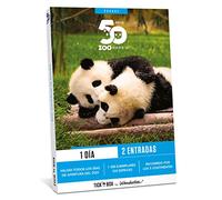 Tick&Box - Caja Regalo - Zoo de Madrid - 1 Día - 2 Entradas - 1200 Ejemplares, 333 Especies - Idea Regalo Cumpleaños