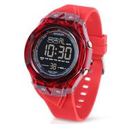 TICKEEN Relojes para Hombre Relojes Digitales Deportivos Relojes Militares Resistentes al Agua con Alarma/Cuenta Atrás/Cronómetro/Luz/Sonería Horaria/Reloj de Pulsera Militar Multifuncional (Rojo)