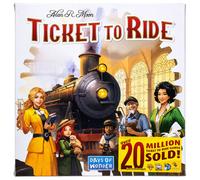 Days of Wonder , Ticket to Ride Board Game , Ages 8+ , For 2 to 5 Players , Average Playtime 30-60 Minutes