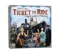 Ticket to Ride: Rails & Sails Board Game for 2-5 Players - Strategic Train and Ship Adventure