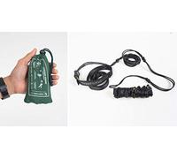 Ticket to the Moon Lightest Straps - Comercio Justo y Hecho a Mano, 2 Cintas ultralivianas con sogas de HMPE para instalación de hamacas amigable con los árboles, 2.5m, 95g, para Interior y Exterior