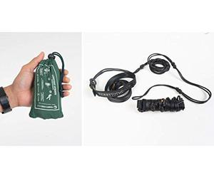 Ticket to the Moon Lightest Straps - Comercio Justo y Hecho a Mano, 2 Cintas ultralivianas con sogas de HMPE para instalación de hamacas amigable con los árboles, 2.5m, 95g, para Interior y Exterior