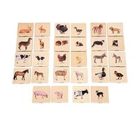 TickiT 73406 Domestic Animal Family Match Set, Pack of 28. Snap and Matching Games Multicolour