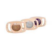 TickiT Paneles con purpurina Easy Hold 73440 – Set de 3 (oro, plata y púrpura)