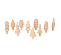 TickiT 74013 Woodland Pack of 10-Beechwood Pretend Play Tree Set
