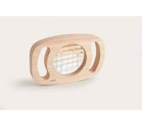 tickit Caleidoscopio Easy Hold: Marco de Madera de Goma Suave con Asas de Agarre y Lente pixelada para la exploración sensorial y el Desarrollo del lenguaje