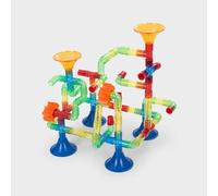 tickit Juego de construcción de tubería de Agua translúcida: Tubos de conexión Coloridos para Construir Carreras de Agua, Explorar el Flujo y desarrollar el Aprendizaje Stem temprano a través del