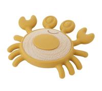 tickit Silisoft - Juguete sensorial de dentición de silicona y madera para bebés, alivia las encías y apoya el desarrollo