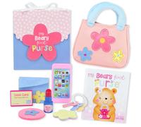 Tickle & Main My Beary First Purse - Set de regalo de 9 piezas: incluye libro de cuentos y accesorios para ni os peque os de 1 a 4 a os