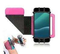 TICKLELY 1 Articulo Brazalete para Móvil Running - Porta Móvil Compatible para Correr, Brazalete Deportivo Ajustable y Giratorio, Accesorios Running Esenciales(Rosa)