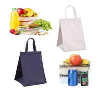 TICKLELY 2 Piezas Bolsa Térmica Portátil - Fiambreras para el Trabajo con Almacenamiento de Alimentos, Mochila Térmica, Térmica, Bolsa Nevera Portátil - Fiambrera Térmica para Comida de Trabajo