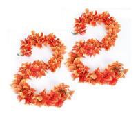 TICKLELY 2 Piezas Plantas Artificiales Decorativas-Guirnalda de Flores Enredaderas Artificiales y Eucalipto Preservado-Decoración Versátil para Terraza Exterior,Perfecta para Decorar Cualquier Espacio