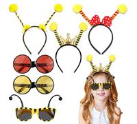 TICKLELY Conjunto de Disfraces de Abeja para Adultos - Adorno Alegre y Animado para Cualquier Ocasión