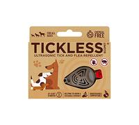 Tickless EcoPet - Repelente Ultrasónico de Pulgas y Garrapatas para Mascotas, Natural, Biodegradable y Libre de Químicos - Marrón