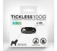 Tickless Mini Dog - Repelente Natural de pulgas y garrapatas para Perros, Libre de químicos, ultrasónico - Negro