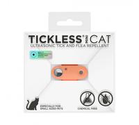 Tickless Mini - Repelente ultrasónico de pulgas y garrapatas para gatos - Color del Producto: Durazno