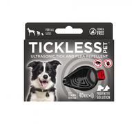 Tickless Pet - Repelente ultrasónico de pulgas y garrapatas para perros y gatos - Color del Producto: Negro