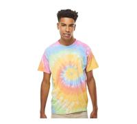 TICTEX - Camiseta unisex Batik de Colortone - Camisas coloridas para mujer y hombre - Tie-Dye - Ropa hippie - Camiseta neón de algodón S M L XL XXL 3XL 4XL 5XL, XL