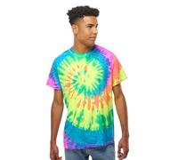 TICTEX - Camiseta unisex Batik de Colortone - Camisas coloridas para mujer y hombre - Tie-Dye - Ropa hippie - Camiseta de algodón neón S M L XL XXL 3XL 4XL 5XL, 5XL