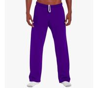 TICTEX Pantalones Jogging para Hombre | Pantalón Informal con puños Abiertos | Pantalón Deportivo de Hombre sin Bolsillos | Morado, 3XL