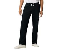TICTEX Pantalones Jogging para Hombre | Pantalón Informal con puños Abiertos | Pantalón Deportivo de Hombre sin Bolsillos | Negro, XXL
