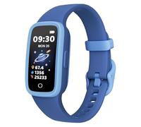 TICTIKY Reloj de Actividad Niños con Pantalla AMOLED, Monitor de Ritmo Cardíaco y Sueño, Resistente al Agua 3ATM, Podómetro, Alarma, 3 Juegos, para Niños de 5 a 10 Años