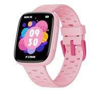 TICTIKY Reloj Inteligente para Niñas 6-16 Sin Necesidad App, 1,83" Pantalla AMOLED Pulsera Actividad con Podómetro, Monitor Cardiaco/Sueño Resistente al Agua IP68, Despertador, Juegos de Rompecabezas