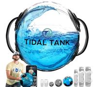 Tidal Tank - Verde - Bolsa de Arena Alternativa de 20 kg - Bolsa de Agua Ajustable y Bolsa de energía con Agua - Dispositivo de núcleo y Equilibrio - Equipo portátil de Fitness de Estabilidad -