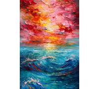 Tide & Flame: A Lined Notebook for Deep Thinkers: 300 pages of lined space for journaling, reflection, or creativity inspired by the ocean’s calm and the fire of imagination