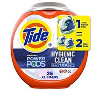 Tide Hygienic Clean Power PODS - Detergente para lavandería, aroma original, 25 unidades, elimina la suciedad visible e invisible