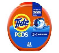 Tide PODS - Detergente líquido en cápsulas para ropa, original, 81 unidades