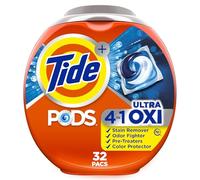 Tide Pods Ultra Oxi - Detergente líquido, 32 cápsulas