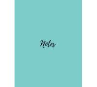 Tides of Thought: A Daily Journey | 8” x 11” Turquoise Journal | 100 Pages for Daily Reflection, Mindfulness & Writing