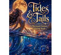 Tides & Tails: A Mermaid Fantasy Coloring Book: 30 Enchanting Underwater Scenes - Mermaids, Sea Creatures, Ocean Mandalas & Magical Illustrations for Teens and Adults