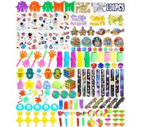 TIDEVAN 130 Piezas Juguetes de Fiesta a Granel Relleno Piñata Cumpleaños Infanti Rellenar Bolsas de Fiesta para Piñatas Cumpleaños, Premios de Clase, Party Favores Juguetes para Niñas Niños Carnavales