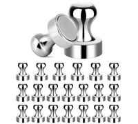 TIDEVAN 20 Piezas Imanes Potentes,Imanes Neodimio Potentes 12X16mm Imanes Pizarra Magnetica Nevera,Imanes Pequeños,Iman Nevera para Cocina Tablero Clavado Tablón de Anuncios Magnetico Refrigerador