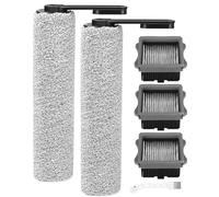 TIDEVAN 6PCS Rodillo Cepillo y Filtro Aspiradora para Tineco Floor One S5/S5 Pro/S5 Pro 2/S5 Extreme,Cepillo Rodillo para Tineco,3 filtros HEPA,2 Rodillos Cepillo,1 Cepillo Limpieza(No para S5 Combo
