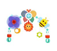 TIDEVAN Arco de Juego para Cochecito Arco de Juego para Cuna Bebe Juguete para Cochecito Bebé con Sonajero de Animales, Juguetes Sensoriales con Clips Ajustables para Bebés y Niños 0 3 6 9 12 Meses