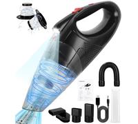 TIDEVAN Aspirador de Mano, 9000Pa 120W Aspiradora de Coche Portátil Aspirador de Coche Aspirador de Mano Potente con Lavable Filtro, Aspiradora Sin Cable Coche Kit para DoméSticas Mascotas y Coche