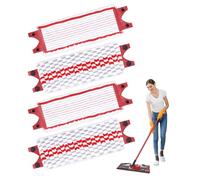 TIDEVAN Recambios de Fregona Microfibra para Vileda,4 Piezas para Vileda Ultramax/UltraMax Plus 2 en 1 Microfibra Recambio Recambio Fregona para Vileda Mopa Microfibra Kit,para Muchos Tipos de Suelo
