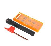 Tidevib 10 piezas 11ER AG60 inserto de rosca con soporte de herramientas CNC SER1010H11 de 10 mm para torno